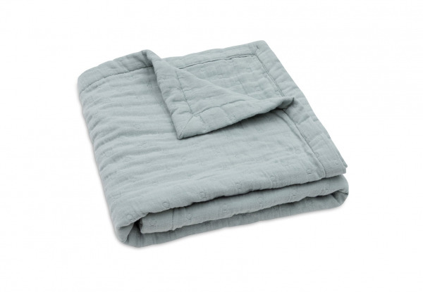 Jollein takar - 75x100 cm muslin Jacquard See Green